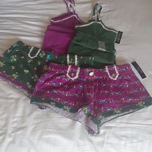 PJ short and tank set
